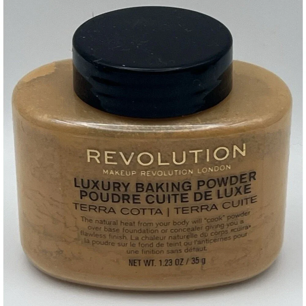 Revolution Makeup Luxury Baking Powder Terra Cotta 1.23 oz NEW